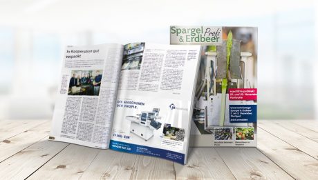 Spargel perfekt verpackt – Siegelmaschine, Schale & Folie