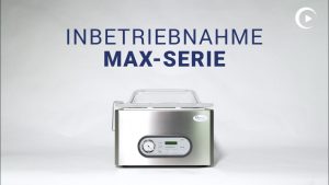 Inbetriebnahme Vakuummaschine MAX Serie