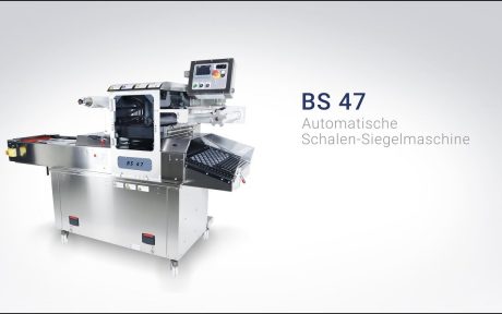 Automatische Schalen-Siegelmaschine BS 47 mit Vakuum- und Schutzgas-Funktion